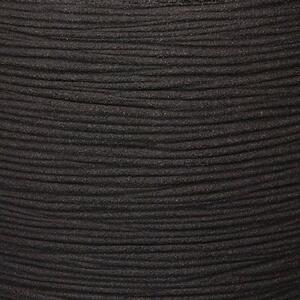 Capi Ghiveci elegant Nature Rib Deluxe, negru, 45x72 cm KBLR1138