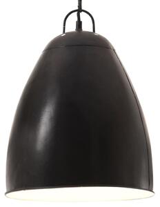 Lampă suspendată industrială, negru, 32 cm, E27, rotund, 25 W