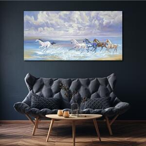 Tablou canvas Pictură coasta cailor