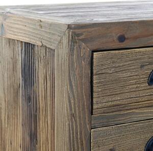 Comoda cu 8 sertare, DKD Home Décor, 75 x 45 x 125 cm, lemn de ulm, maro