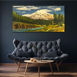 Tablou canvas Pictura norilor de munte