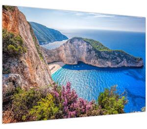 Tablou - Plaja Navagio, Grecia (90x60 cm)