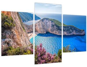 Tablou - Plaja Navagio, Grecia (90x60 cm)