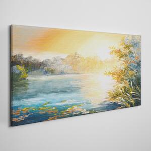 Tablou canvas Abstracția lacului naturii