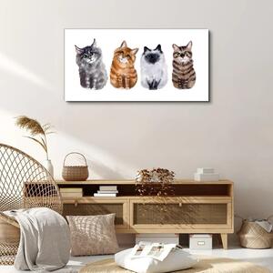 Tablou canvas Pictură animale pisici