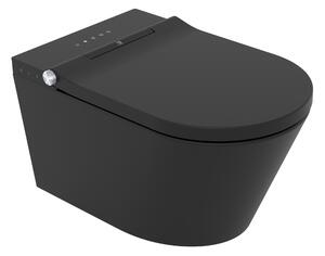 Major&Maker Black Pearl toaletă cu spălare agăţat fără margine negru 4030F
