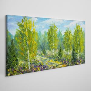 Tablou canvas pictura de pădure