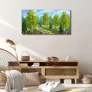Tablou canvas pictura de pădure