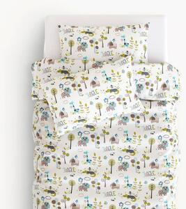 Goldea lenjerie de pat pentru copii din 100% bumbac - model 490 140 x 200 și 70 x 90 cm