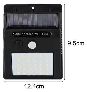 Set 4 Lampi Solare, portabile, cu senzor, 30 LED