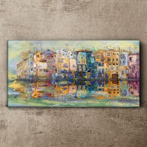 Tablou canvas Abstract City Water