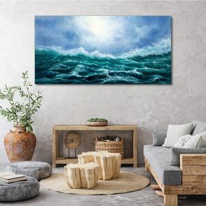 Tablou canvas natura furtunii maritime