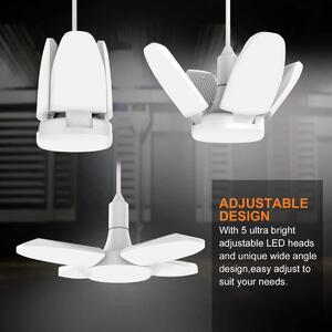 Lampa LED cu 4 brate mobile ajustabile tip ventilator 60W