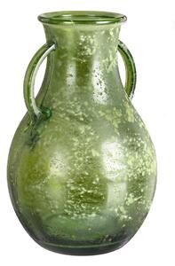 Vaza Arleen, Bizzotto, Ø20x32 cm, sticla reciclata, verde inchis