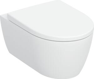 Geberit iCon vas wc cu capac soft-close agăţat fără margine cu spălare turbionară alb lucios 503.046.00.1