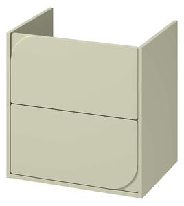 Cersanit Crea II dulap 59.4x44.7x62.1 cm sub chiuveta pe perete verde S1058-030