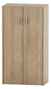 Dulap TEMPO ASISTENT NEW 034, stejar sonoma, DTD laminat, cu 2 usi, 57