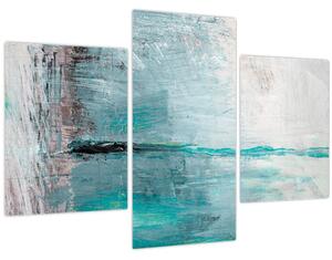 Tablou - pictură abstractă în ulei (90x60 cm)