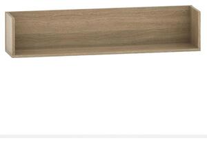 Polita TEMPO ASISTENT NEW 029-00, stejar sonoma, DTD laminat, 120x25x2