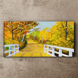 Tablou canvas pod de pădure de toamnă