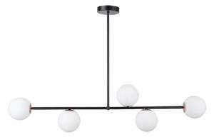 Lustră pe tijă GAMA 5xG9/12W/230V neagră