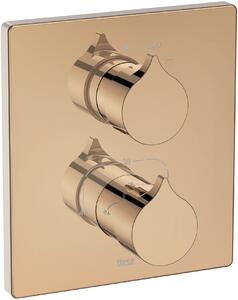 Roca Insignia Rose Gold baterie de duș ascuns cu termostat auriu A5A2C3ARG0