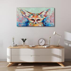 Tablou canvas abstractie animal vulpe