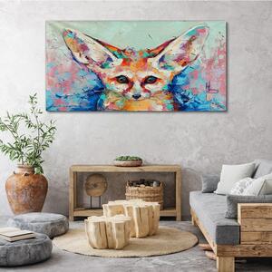 Tablou canvas abstractie animal vulpe