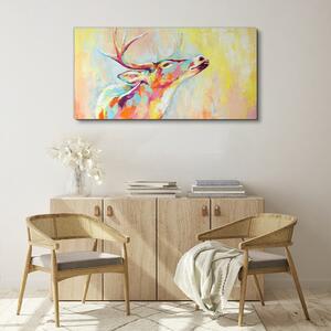 Tablou canvas Cerb animal abstract