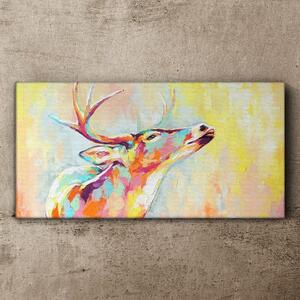 Tablou canvas Cerb animal abstract