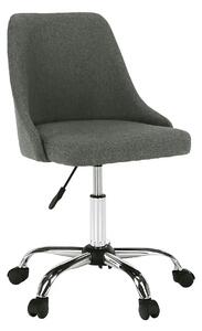 Scaun birou EDIZ, gri/crom, stofa clasica/metal, 48x57x78/88 cm