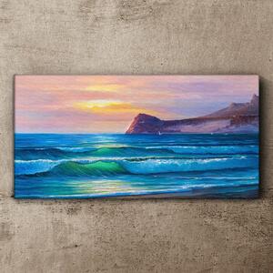 Tablou canvas valuri naturii de coastă