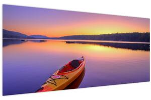 Tablou - Kayak pe lac (120x50 cm)