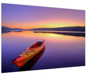 Tablou - Kayak pe lac (90x60 cm)