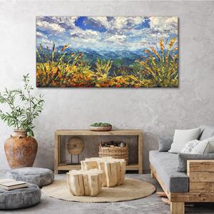 Tablou canvas Peisaj de nori de munte