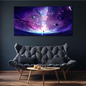 Tablou canvas cerul nopții universul stelelor