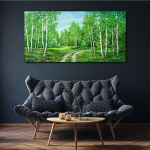 Tablou canvas potecă forestieră natura