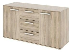 Comoda DUNAJ TYPE 11, stejar sonoma, DTD laminat, 135x47x73 cm