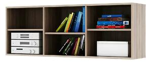 Biblioteca DUNAJ TIPUL12, stejar sonoma, PAL melaminat, 135x32x49 cm
