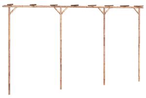 Pergolă, 385x40x205 cm, bambus
