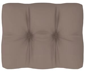 Pernă canapea din paleți, gri taupe, 50x40x10 cm