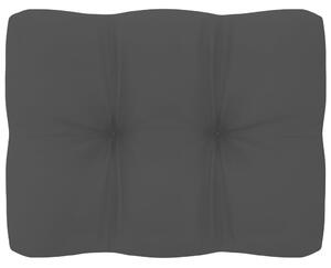 Pernă canapea din paleți, negru, 50x40x10 cm