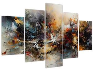 Tablou - Grafică abstractă (150x105 cm)