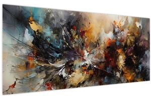 Tablou - Grafică abstractă (120x50 cm)