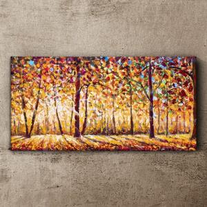 Tablou canvas pădure toamna natură