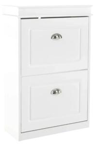 Pantofar SEBER TYP 1, alb, PAL, 54x24x83 cm