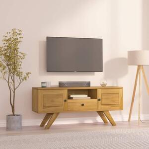 Comodă TV, 110x30x50 cm, lemn masiv de tec