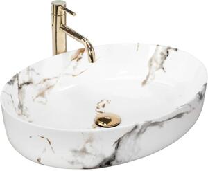 Rea Queen lavoar 55x41.5 cm ovale de blat REA-U1232