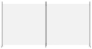 Paravan de cameră cu 2 panouri, alb, 348x180 cm