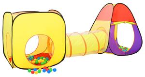 Cort de joacă pentru copii, multicolor, 255x80x100 cm